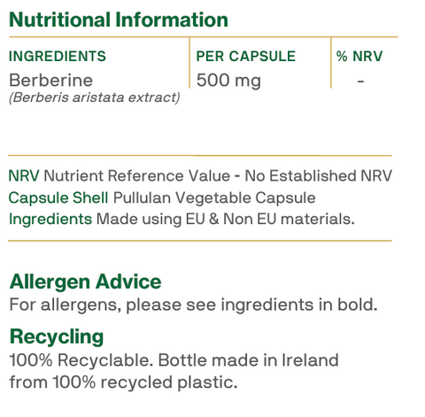 Berberine 500mg
