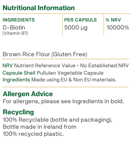 Biotin 5000µg