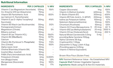 Multi-Complex with Co-Q10