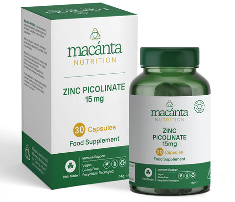 Zinc Picolinate 15mg - Macánta Nutrition