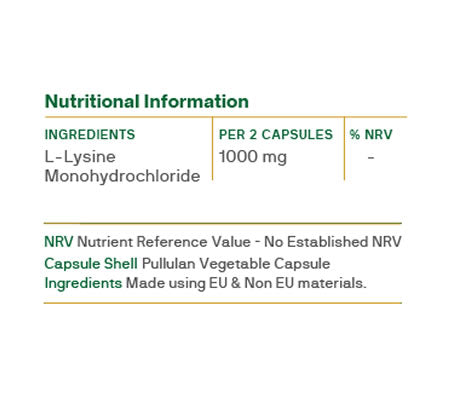 L-Lysine - Macánta Nutrition