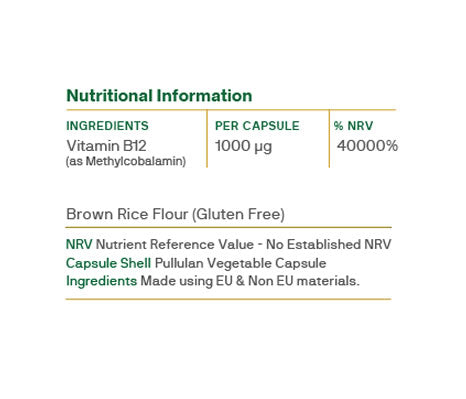 Vitamin B12 1000µg - Macánta Nutrition