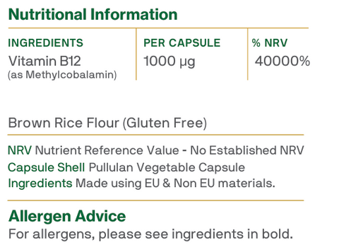 Vitamin B12 1000µg