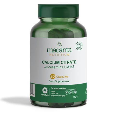 Calcium Citrate with Vitamin D3 & K2 - Macánta Nutrition