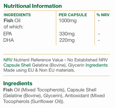 Omega 3 Fish Oils