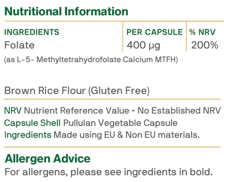 Folate 400µg