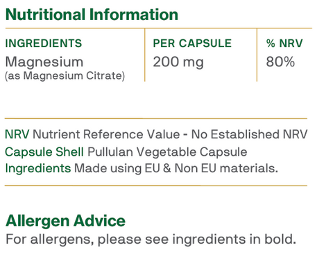 Magnesium Citrate