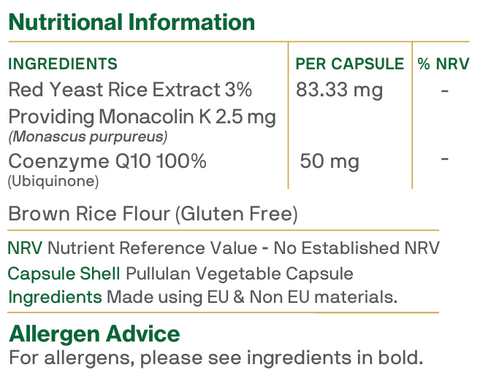 Red Yeast Rice with Co-Q10