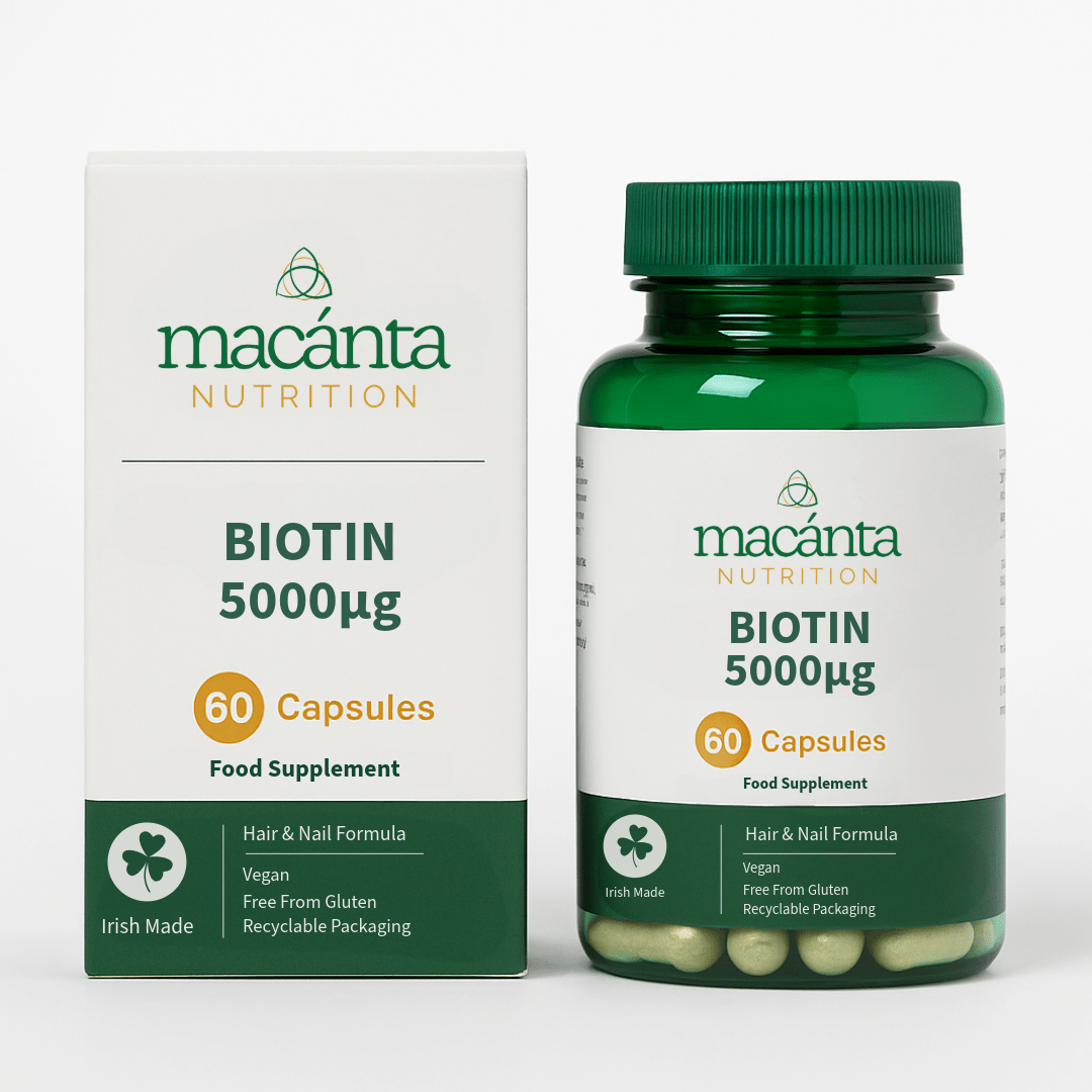 Biotin 5000µg | Hair & Skin Support - Macánta Nutrition