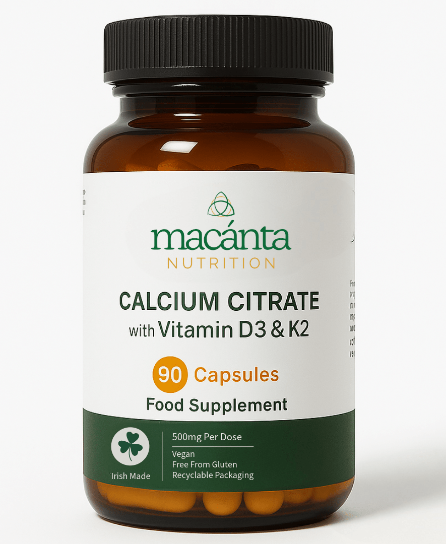 Calcium Citrate with D3 & K2 | Bone Support - Macánta Nutrition