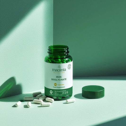 Iron Bisglycinate 25mg | Gentle Iron Support - Macánta Nutrition